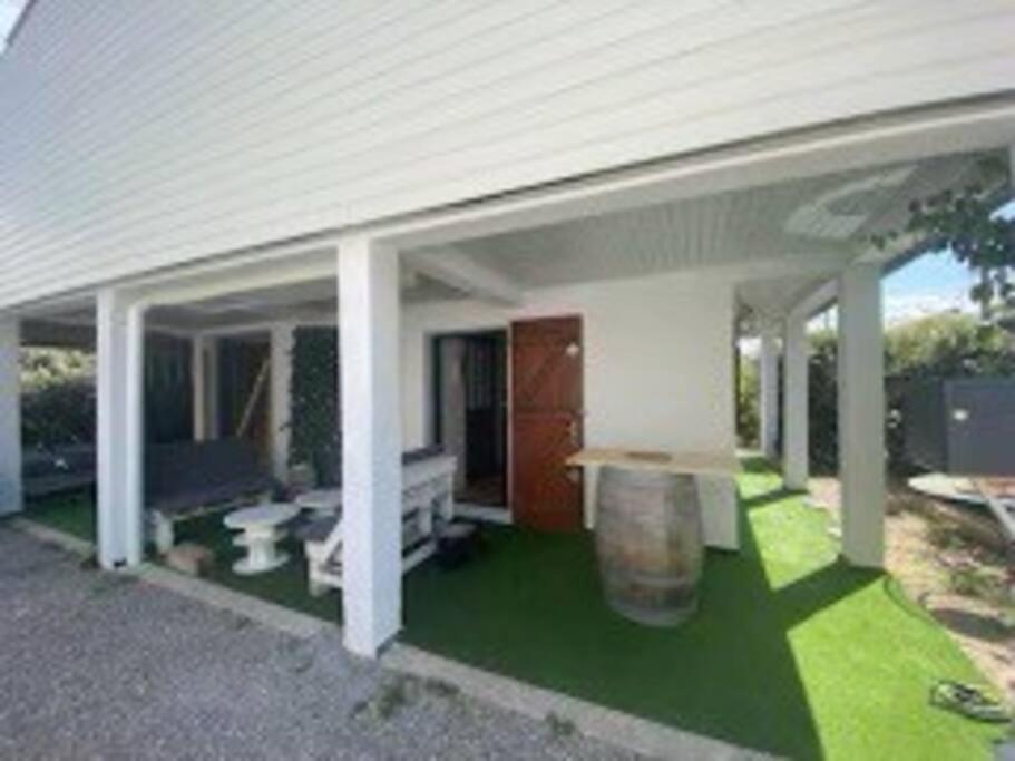 Joli T2 Bas De Chalet Plage De 그륏상 외부 사진
