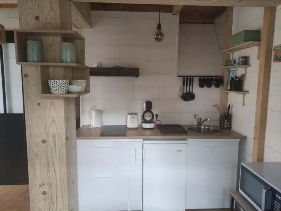 Joli T2 Bas De Chalet Plage De 그륏상 외부 사진
